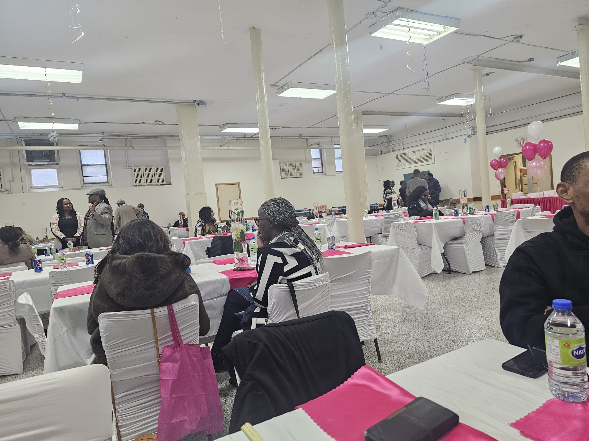 Community celebration with diverse families
